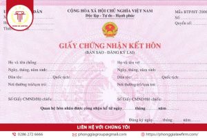 Giấy chứng nhận kết hôn