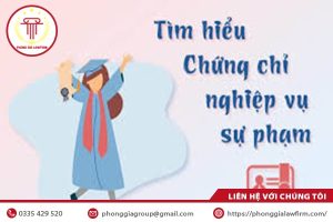 Chứng chỉ nghiệp vụ sư phạm