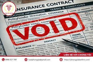 HỢP ĐỒNG BẢO HIỂM VÔ HIỆU